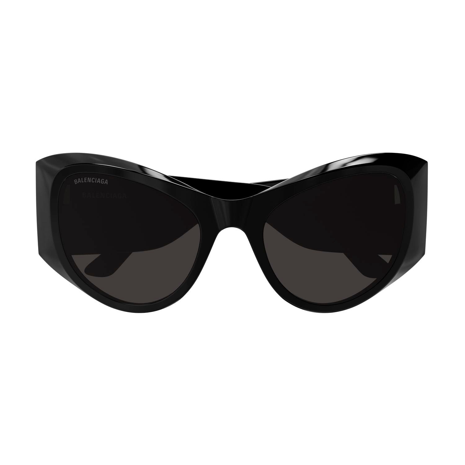 BB0393S Black recycled acetate Sunglasses - Shiny Black
