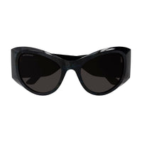 BB0393S Black recycled acetate Sunglasses - Shiny Black