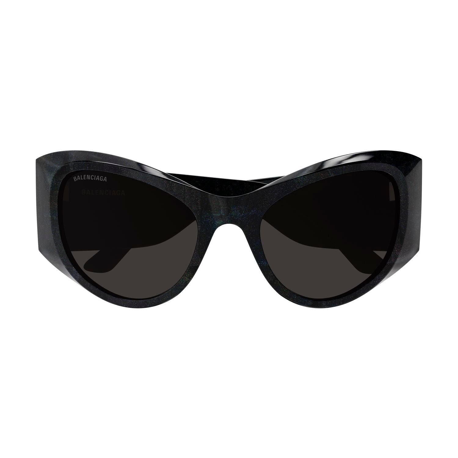 BB0393S Black recycled acetate Sunglasses - Shiny Black