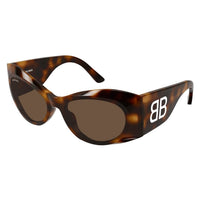 BB0394S Havana recycled acetate Sunglasses - Shiny Havana
