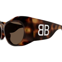 BB0394S Havana recycled acetate Sunglasses - Shiny Havana