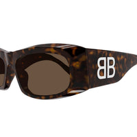 BB0395S Havana recycled acetate Sunglasses - Shiny Havana