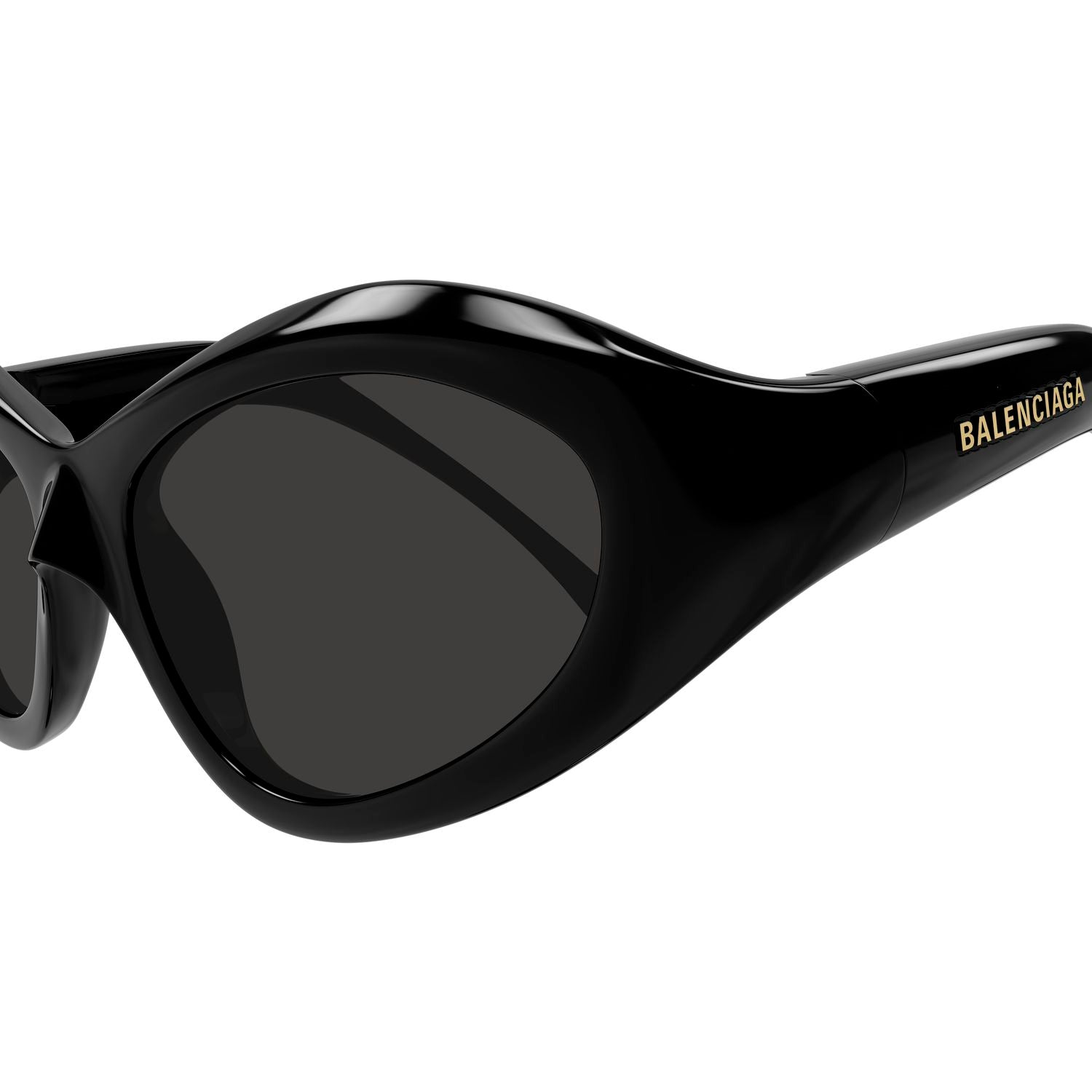 BB0386S Black bio injection Sunglasses - Shiny Black
