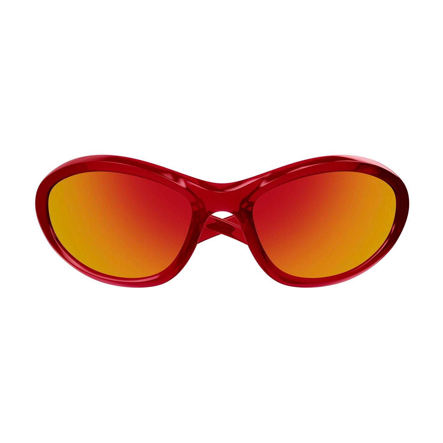 BB0384S Red bio injection Sunglasses - Shiny Transparent Red