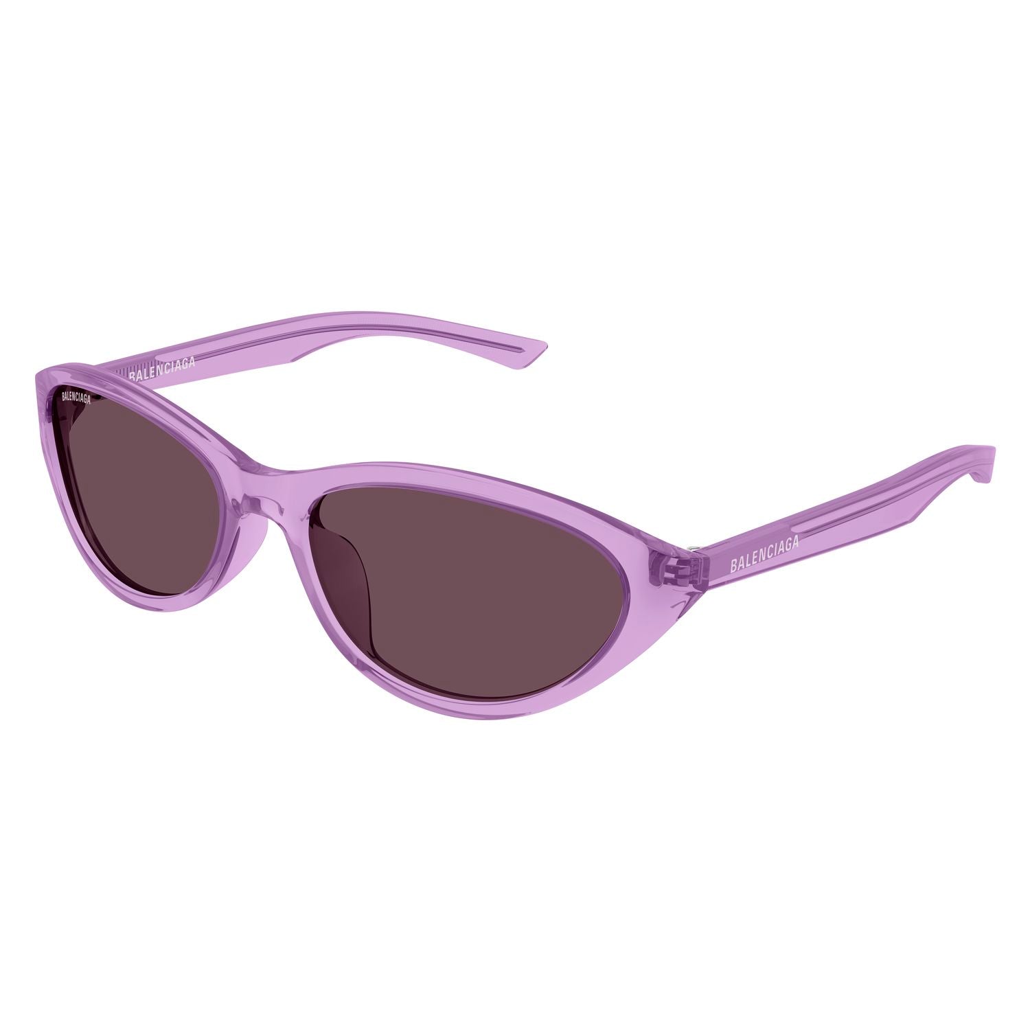 BB0404SK Violet recycled acetate Sunglasses - Shiny Transparent Violet