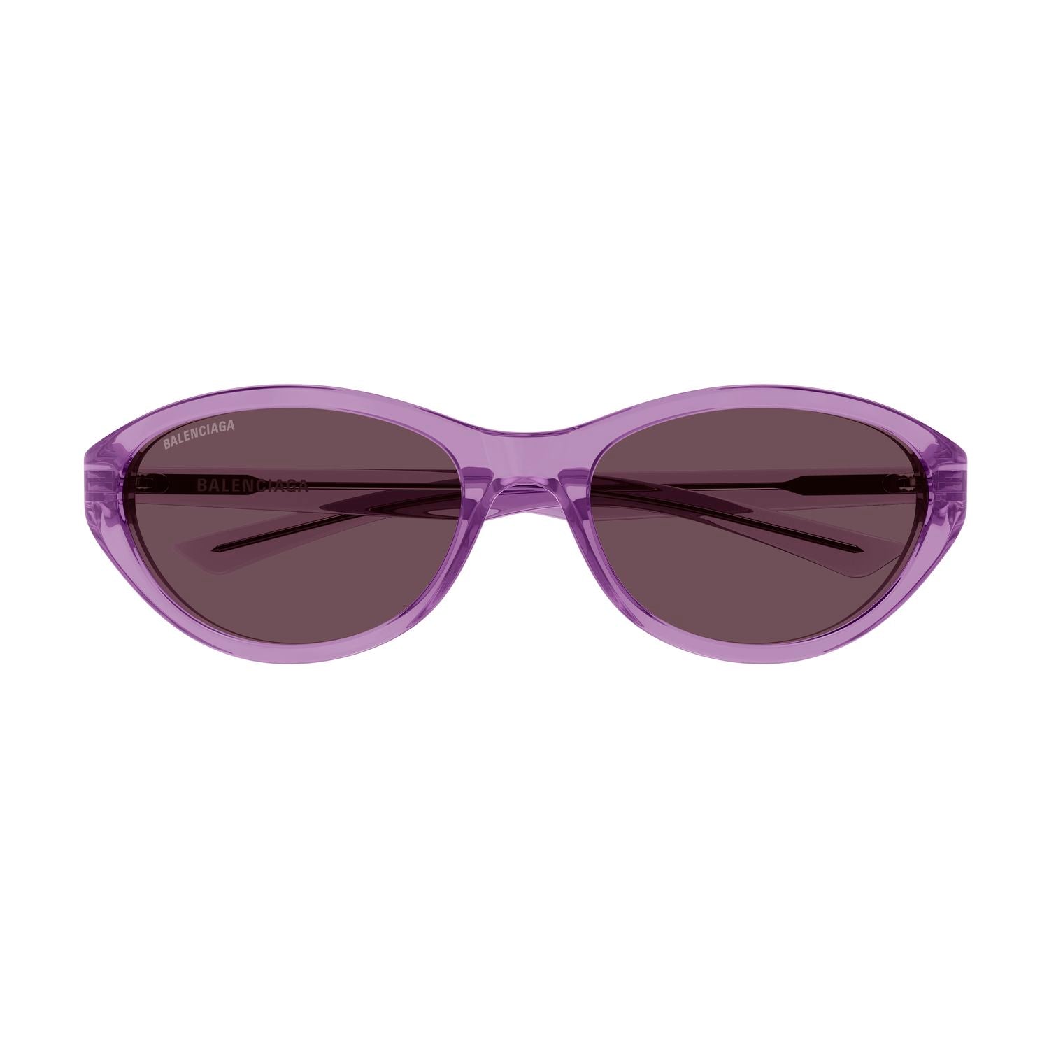 BB0404SK Violet recycled acetate Sunglasses - Shiny Transparent Violet