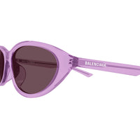 BB0404SK Violet recycled acetate Sunglasses - Shiny Transparent Violet