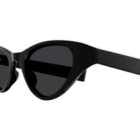 SL M144 Black recycled acetate Sunglasses - Shiny Black