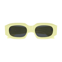 AA0086S Yellow recycled acetate Sunglasses - Shiny Yellow