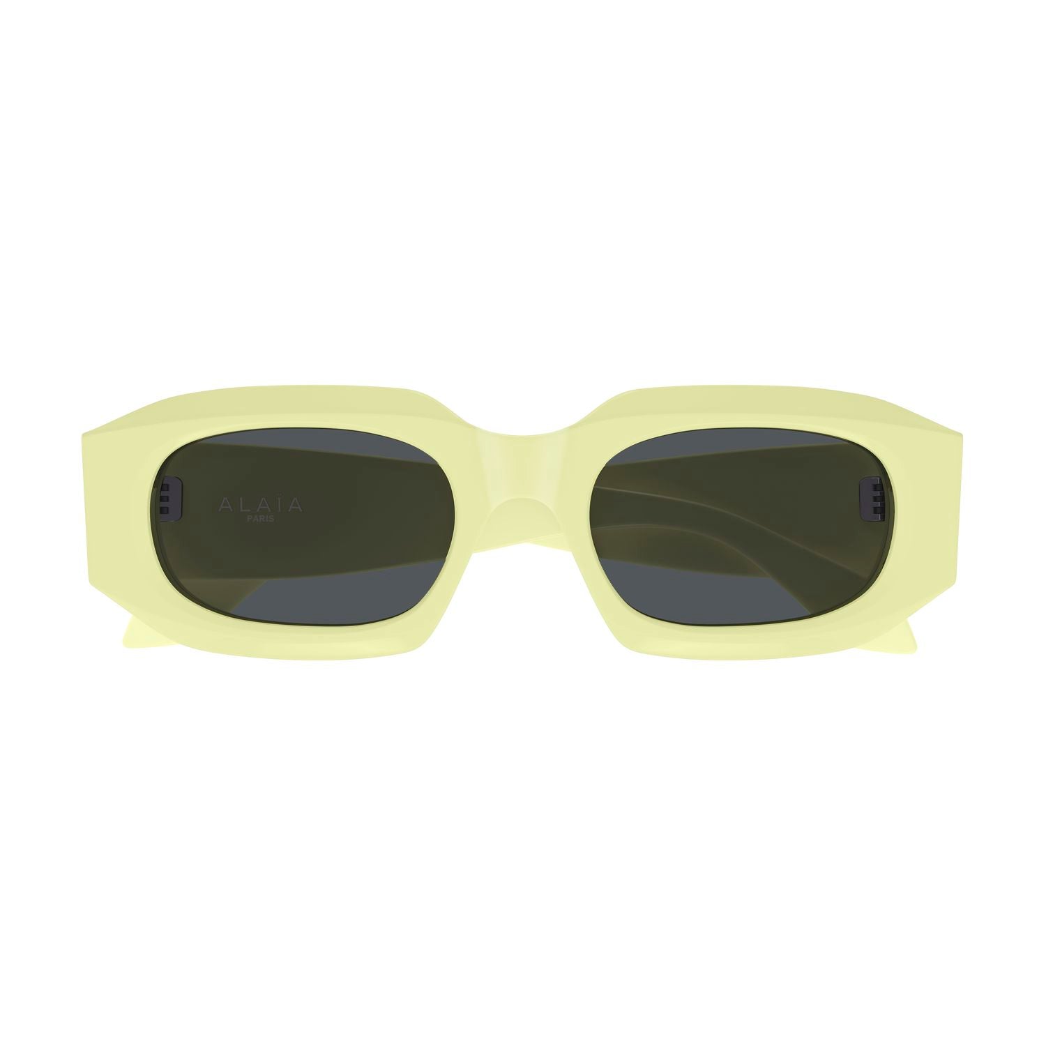 AA0086S Yellow recycled acetate Sunglasses - Shiny Yellow
