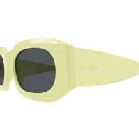 AA0086S Yellow recycled acetate Sunglasses - Shiny Yellow