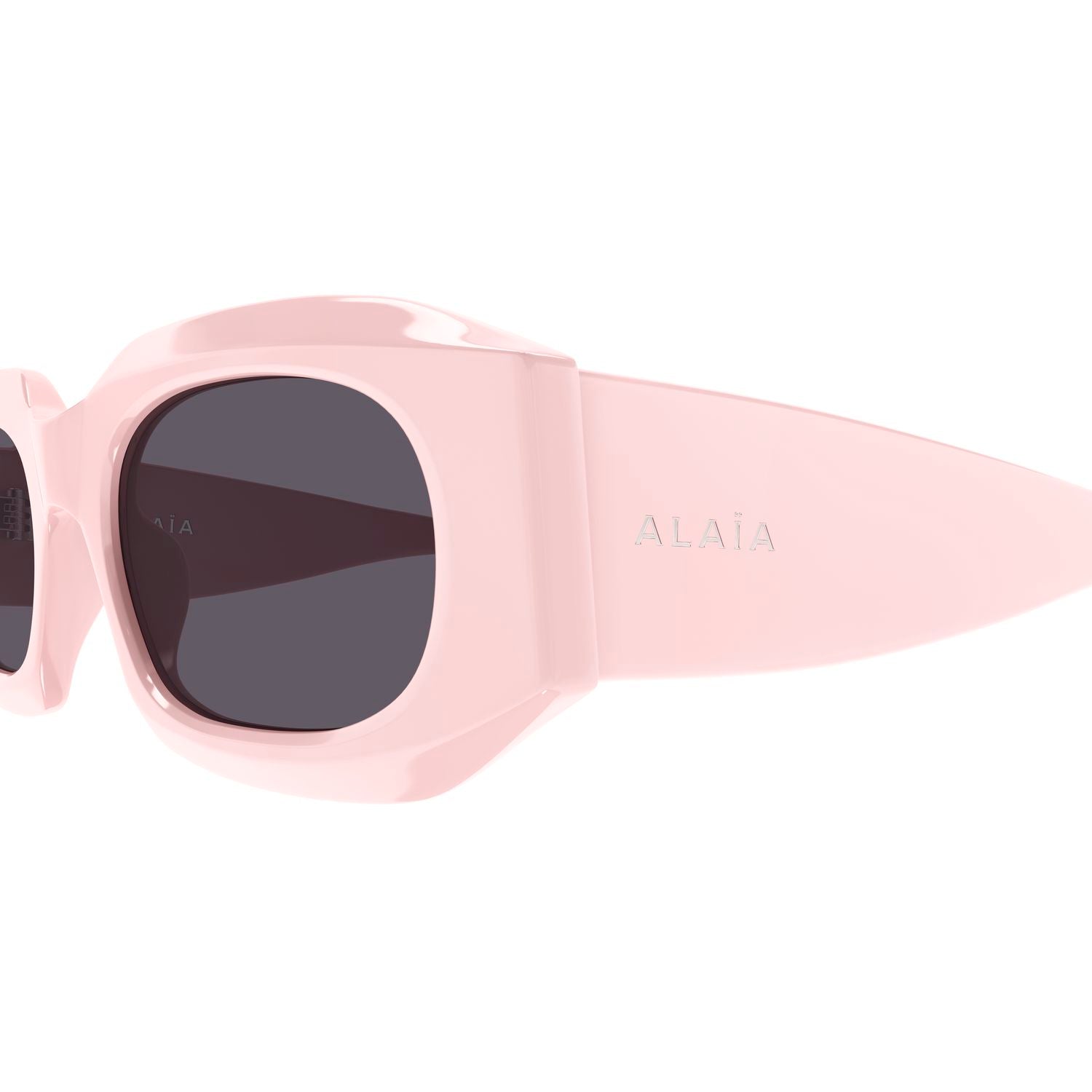 AA0086S Pink recycled acetate Sunglasses - Shiny Pink