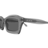 AA0089S Grey recycled acetate Sunglasses - Shiny Transparent Grey