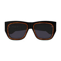 AA0090S Black recycled acetate Sunglasses - Shiny Black