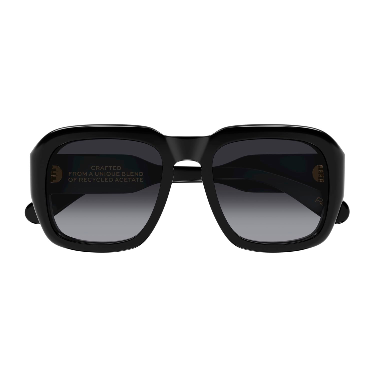CH0310S Black recycled acetate Sunglasses - Shiny Black