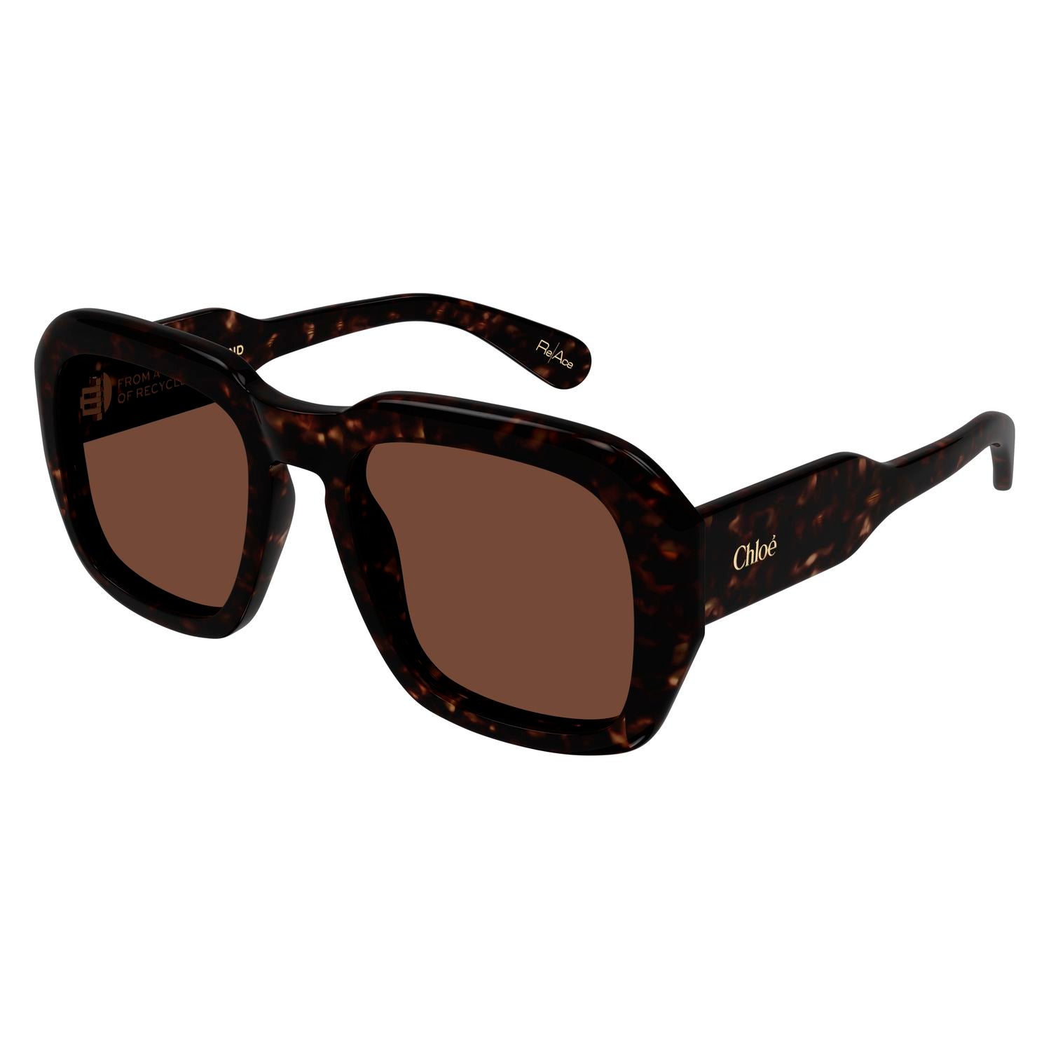 CH0310S Havana recycled acetate Sunglasses - Shiny Havana