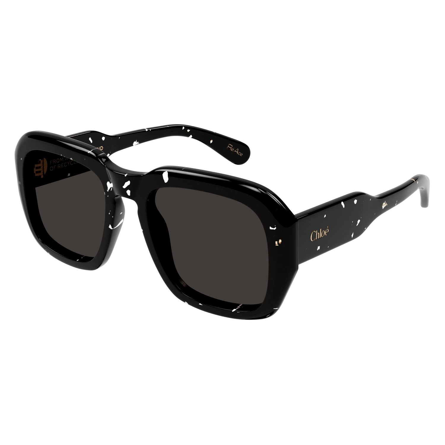 CH0310S Black recycled acetate Sunglasses - Black
