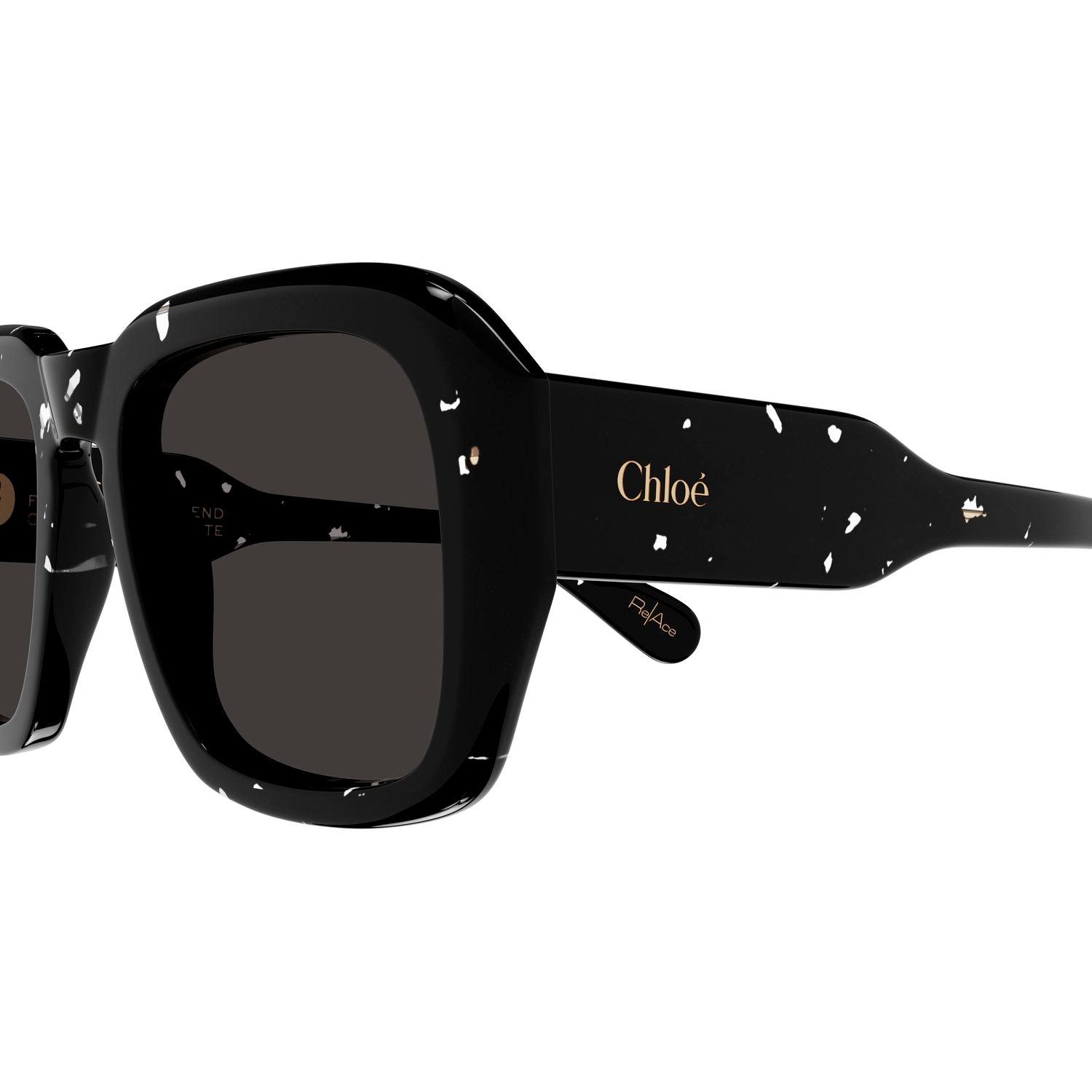 CH0310S Black recycled acetate Sunglasses - Black