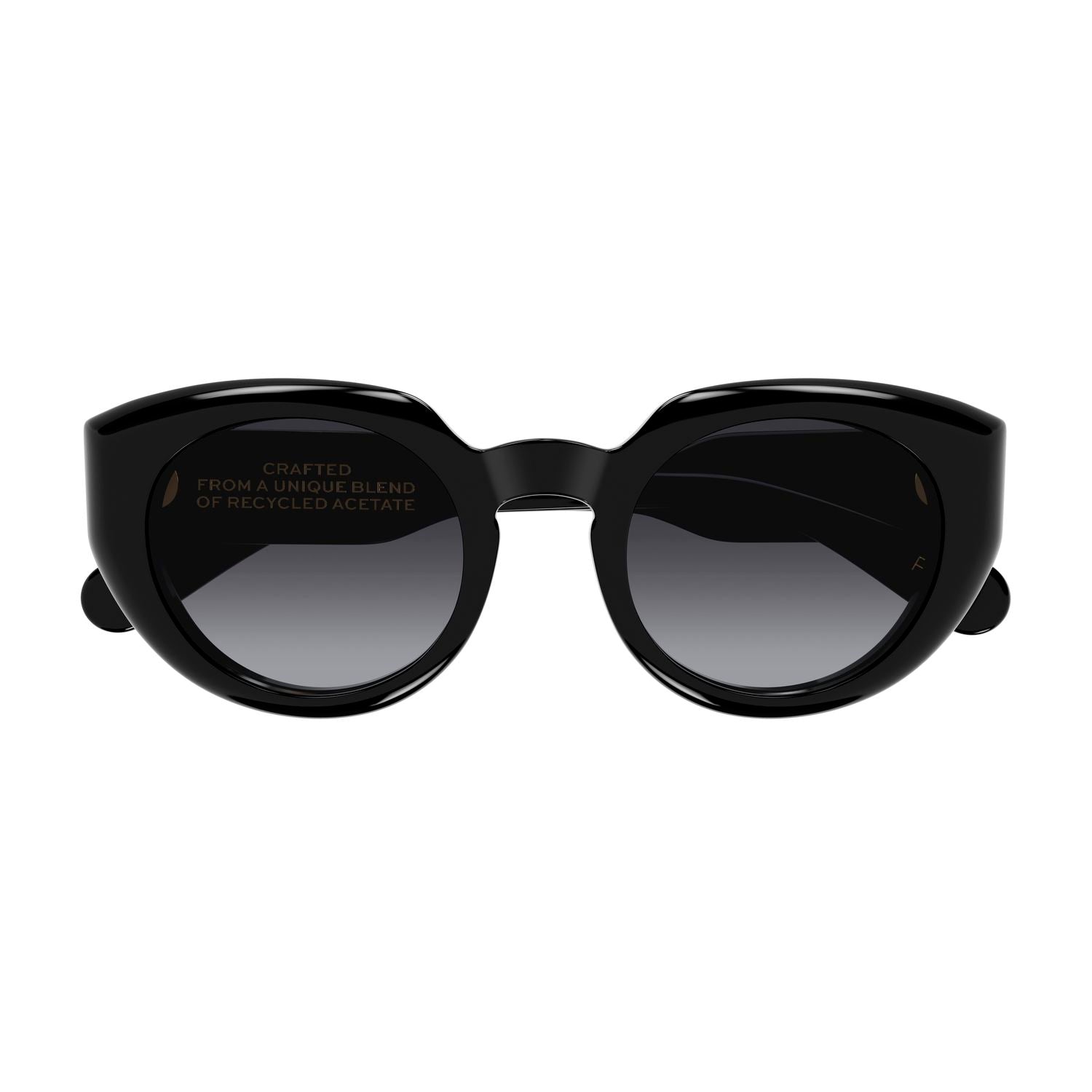 CH0311S Black recycled acetate Sunglasses - Shiny Black