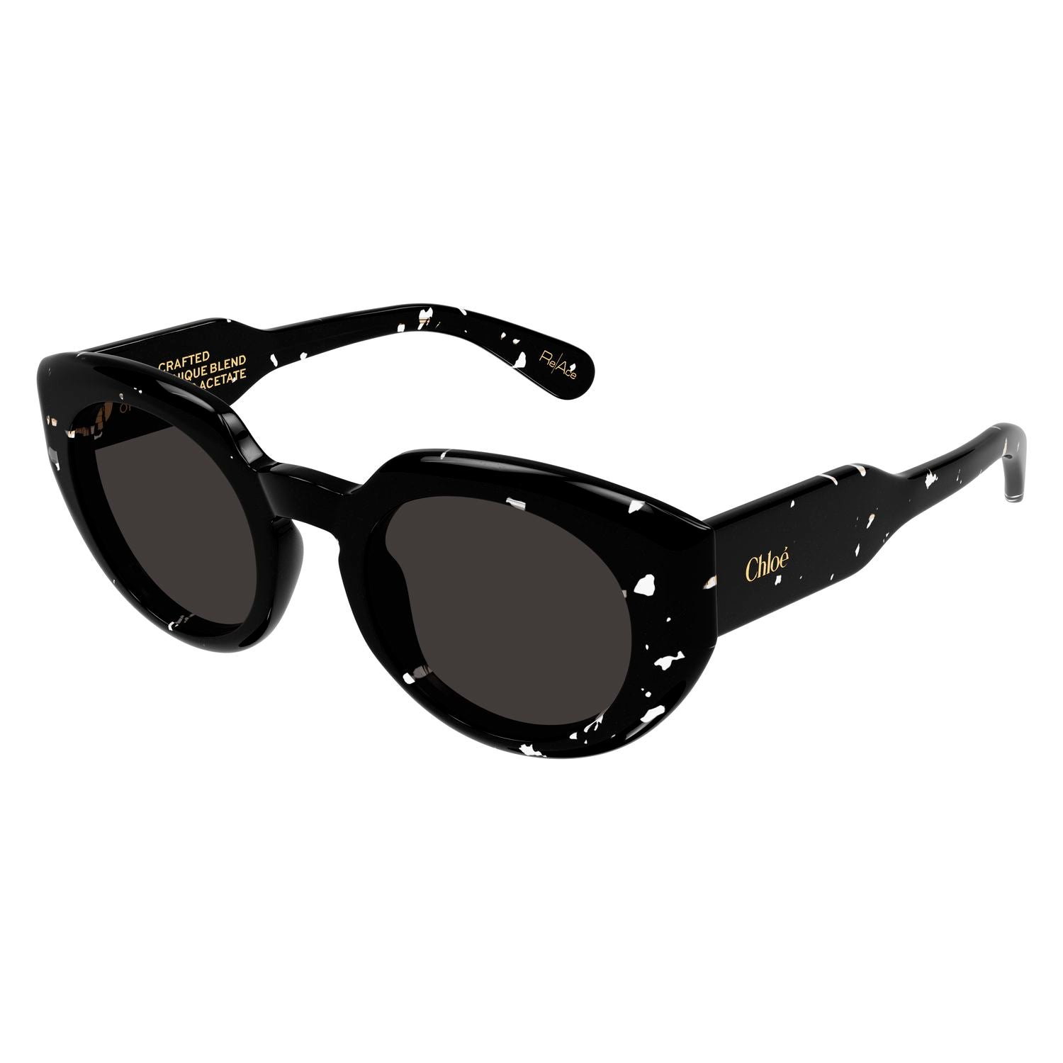 CH0311S Black recycled acetate Sunglasses - Black