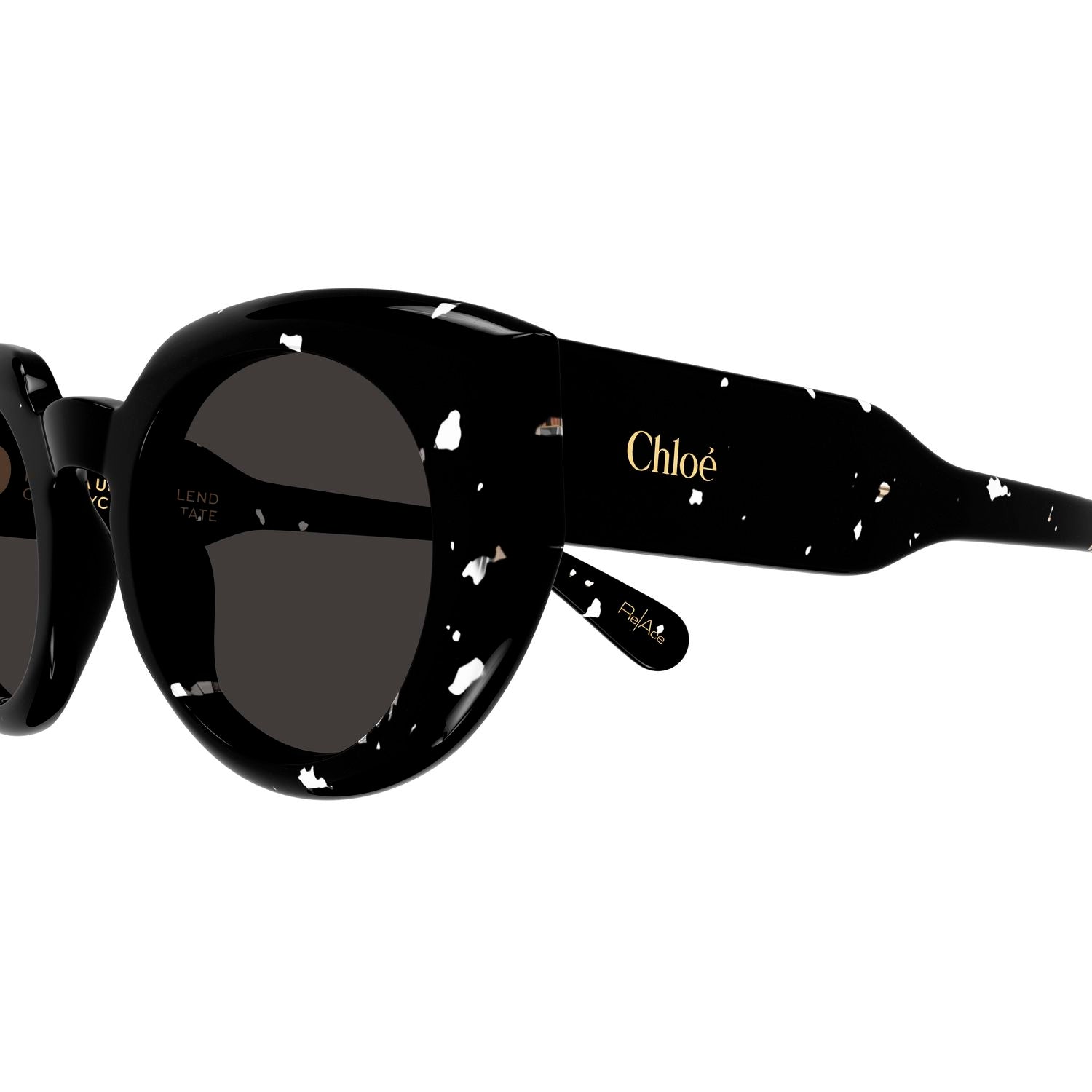 CH0311S Black recycled acetate Sunglasses - Black