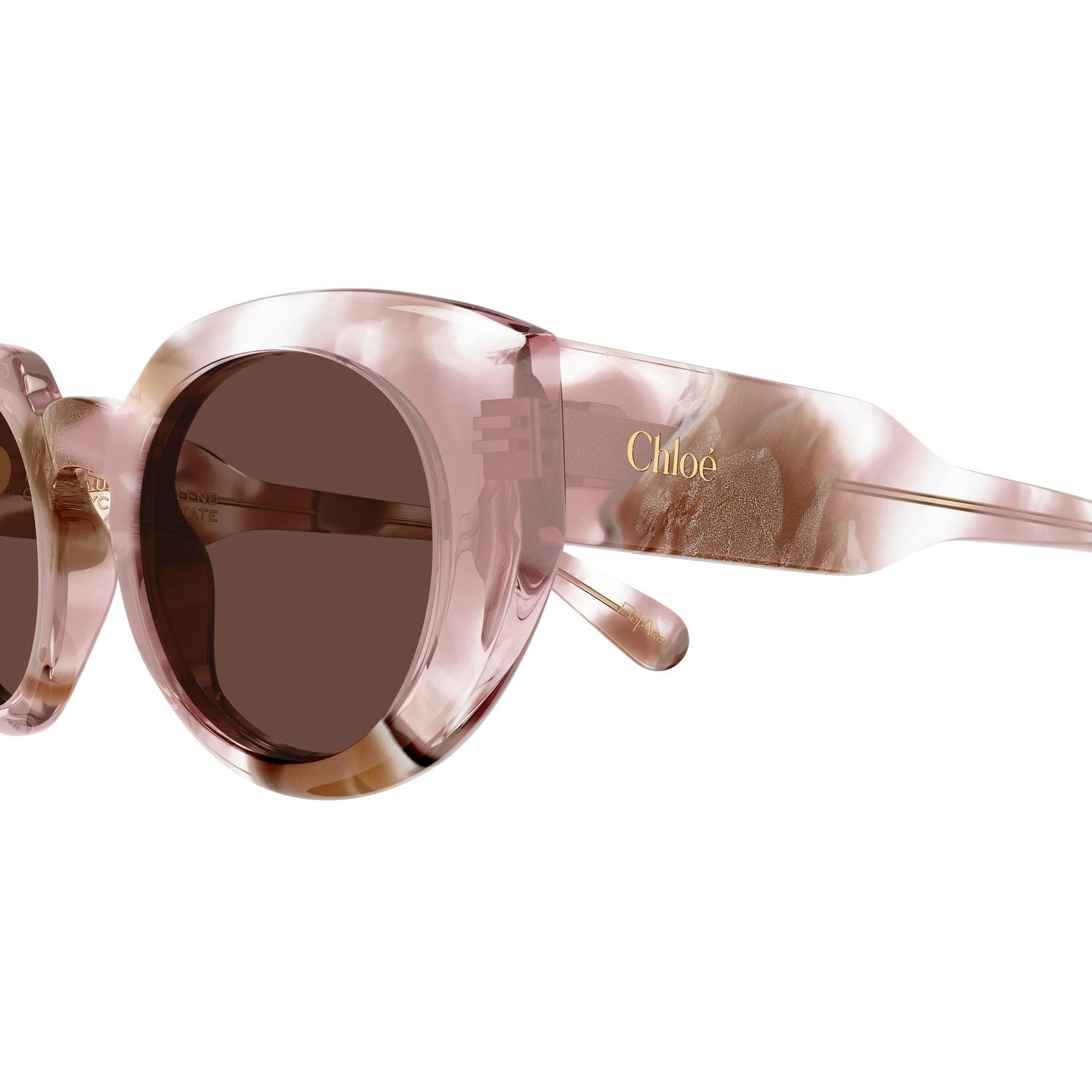 CH0311S Pink recycled acetate Sunglasses - Pink