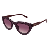 CH0294S Violet recycled acetate Sunglasses - Shiny Transparent Violet
