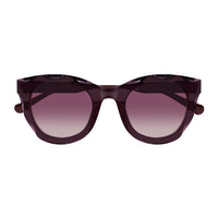 CH0295S Violet recycled acetate Sunglasses - Shiny Transparent Violet