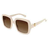 CH0301S Ivory recycled acetate Sunglasses - Shiny Ivory