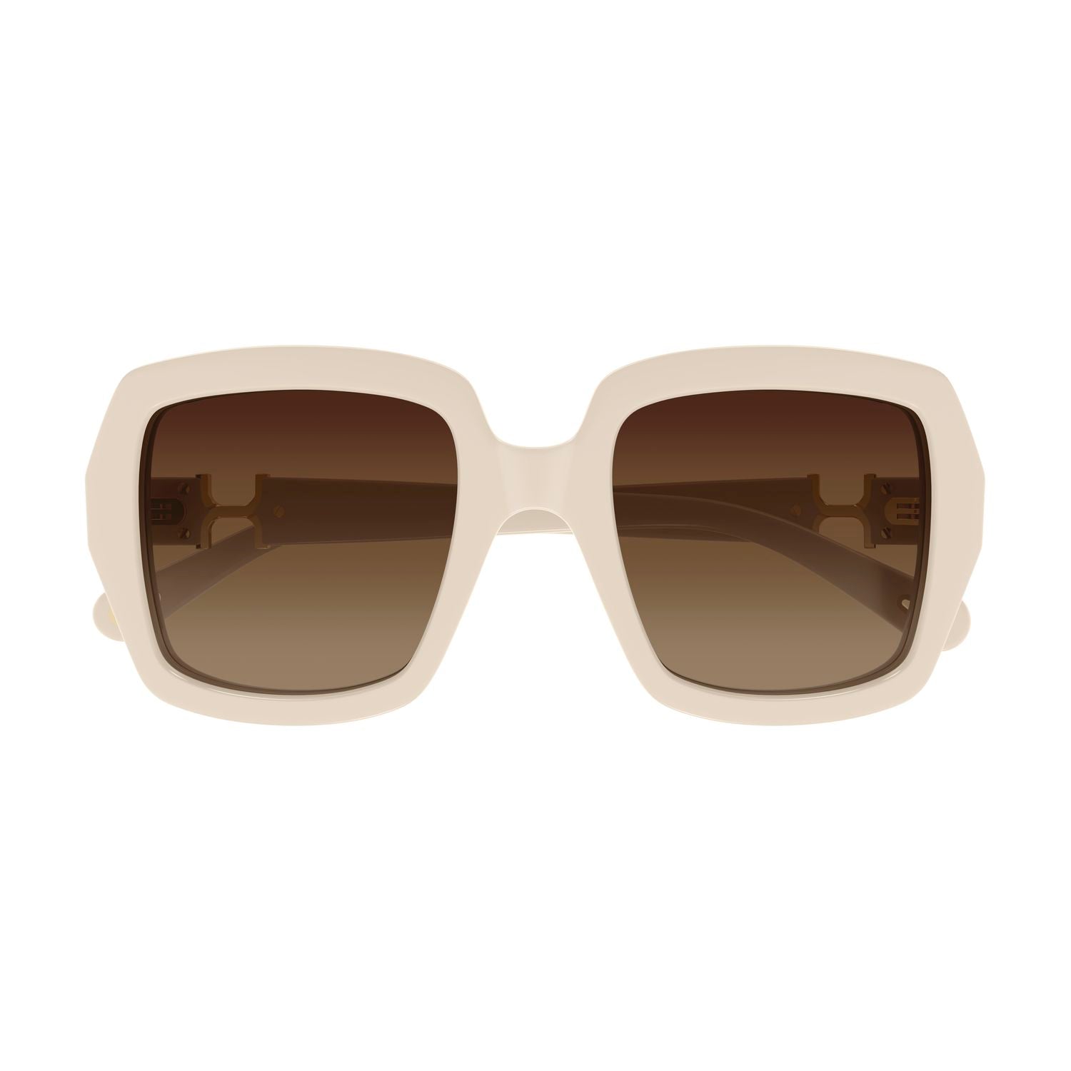 CH0301S Ivory recycled acetate Sunglasses - Shiny Ivory