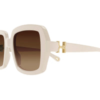 CH0301S Ivory recycled acetate Sunglasses - Shiny Ivory