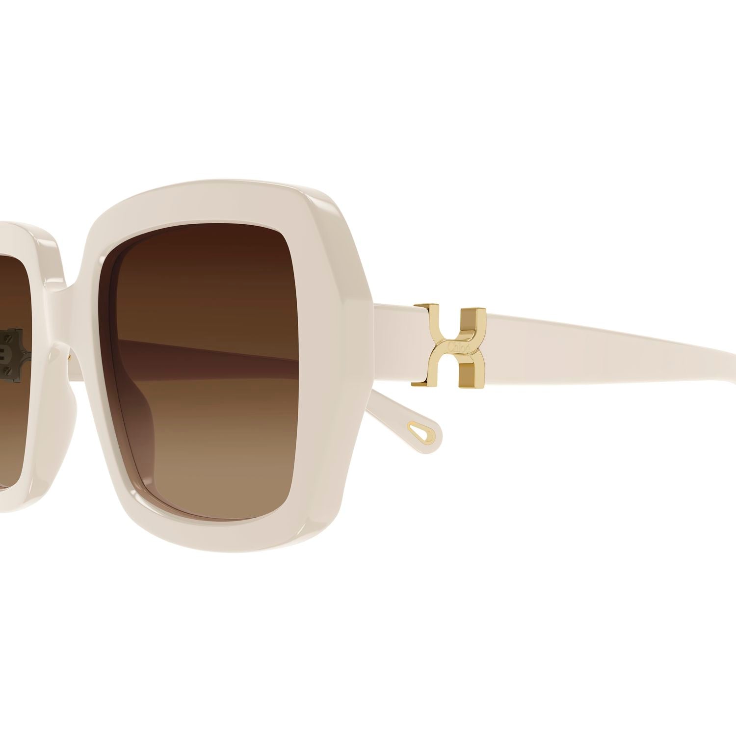 CH0301S Ivory recycled acetate Sunglasses - Shiny Ivory
