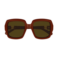 CH0301S Burgundy recycled acetate Sunglasses - Shiny Burgundy