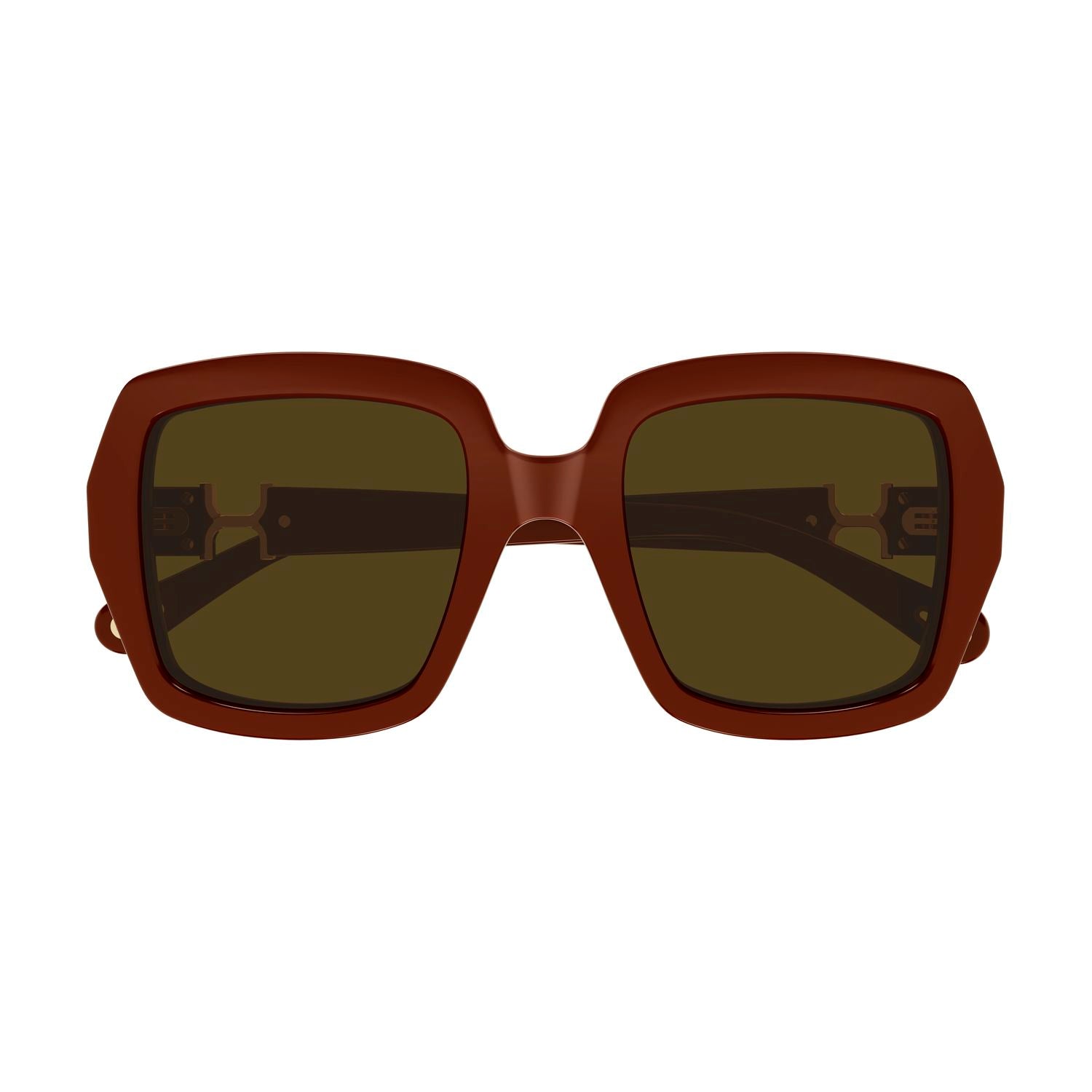 CH0301S Burgundy recycled acetate Sunglasses - Shiny Burgundy