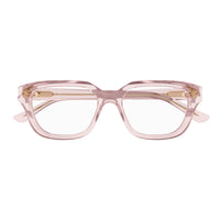 CH0292O Pink recycled acetate Optical Frames - Shiny Transparent Pink