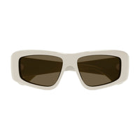 CH0299S White recycled acetate Sunglasses - Shiny White