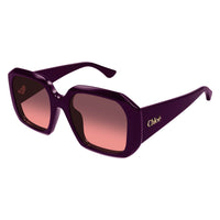 CH0300S Burgundy recycled acetate Sunglasses - Shiny Burgundy
