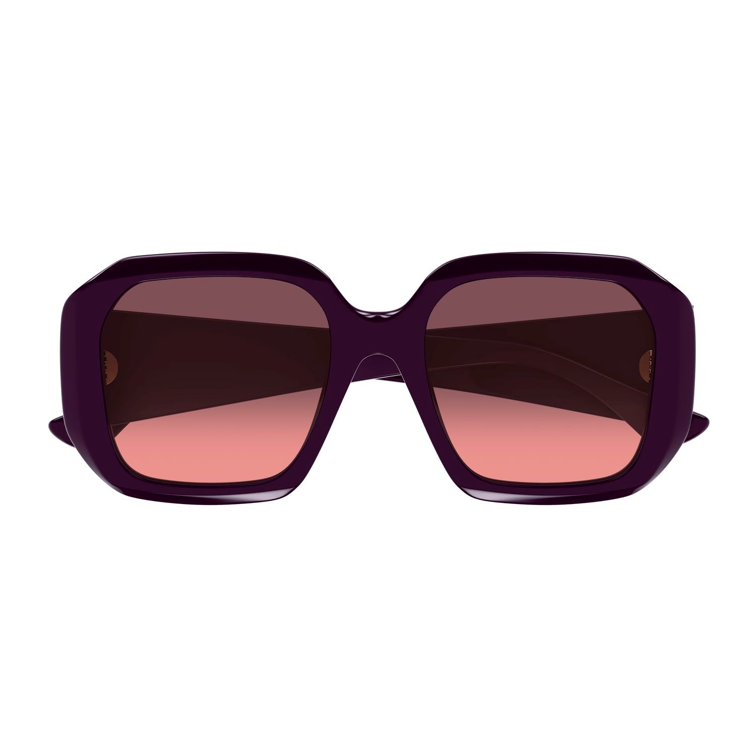 CH0300S Burgundy recycled acetate Sunglasses - Shiny Burgundy