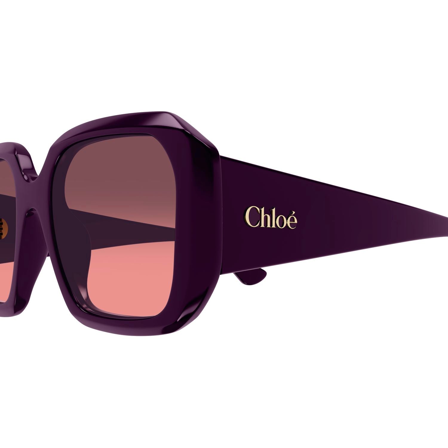 CH0300S Burgundy recycled acetate Sunglasses - Shiny Burgundy