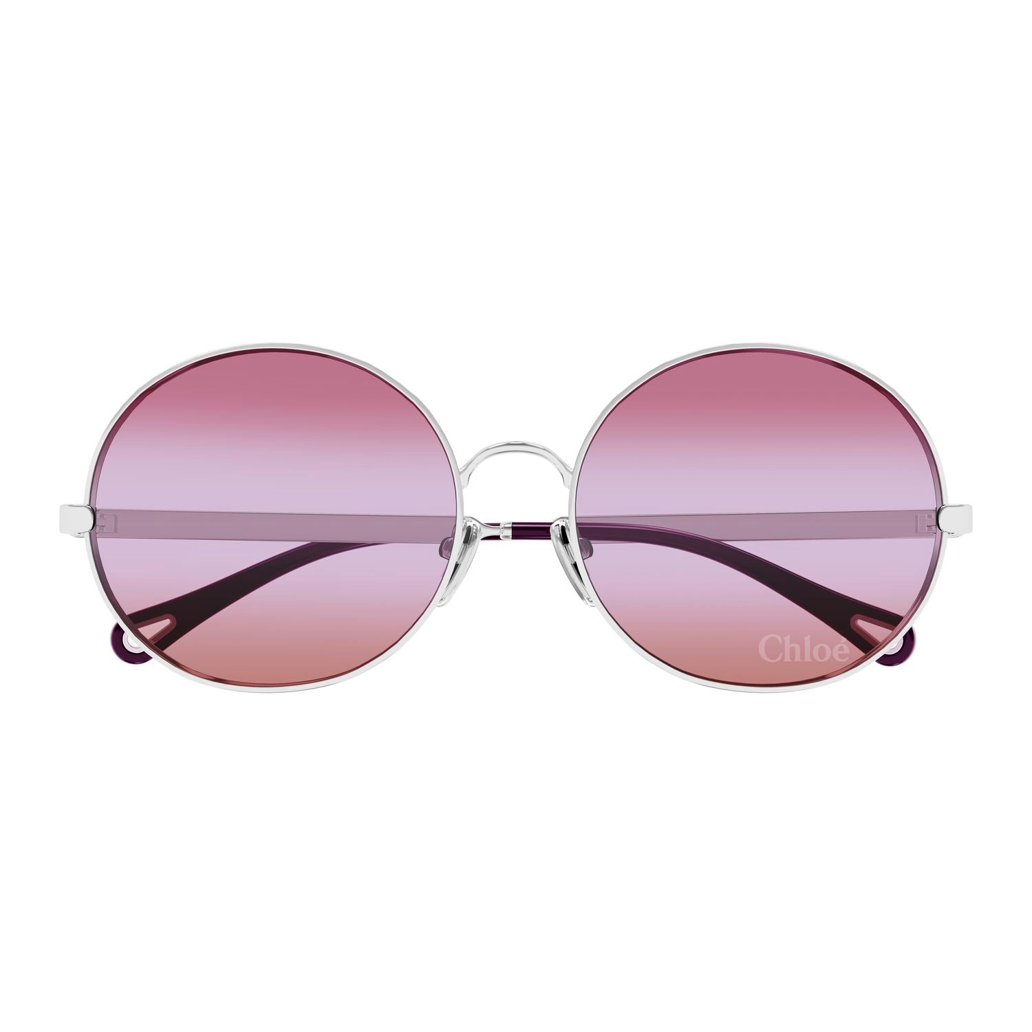 CH0281S Silver metal Sunglasses - Shiny Silver