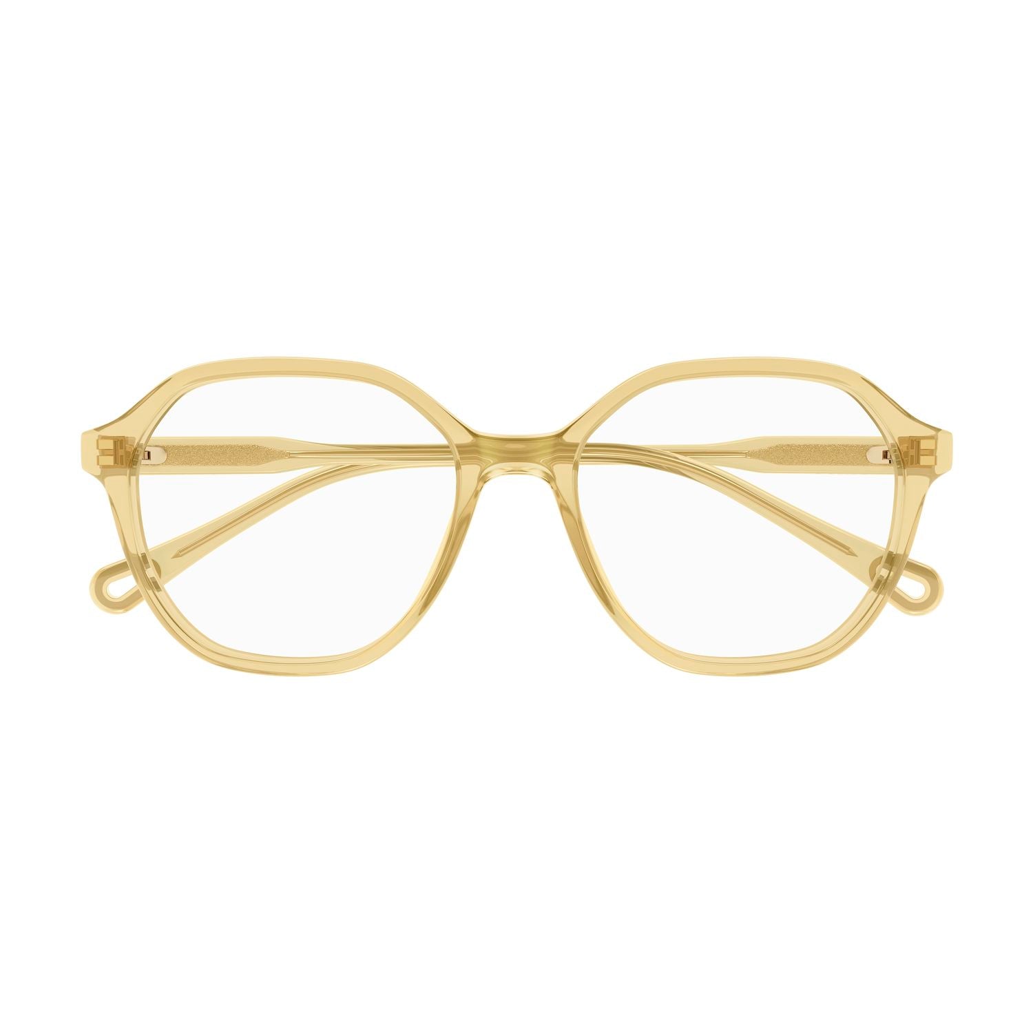 CH0312O Orange recycled acetate Optical Frames - Shiny Transparent Orange