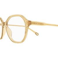 CH0312O Orange recycled acetate Optical Frames - Shiny Transparent Orange
