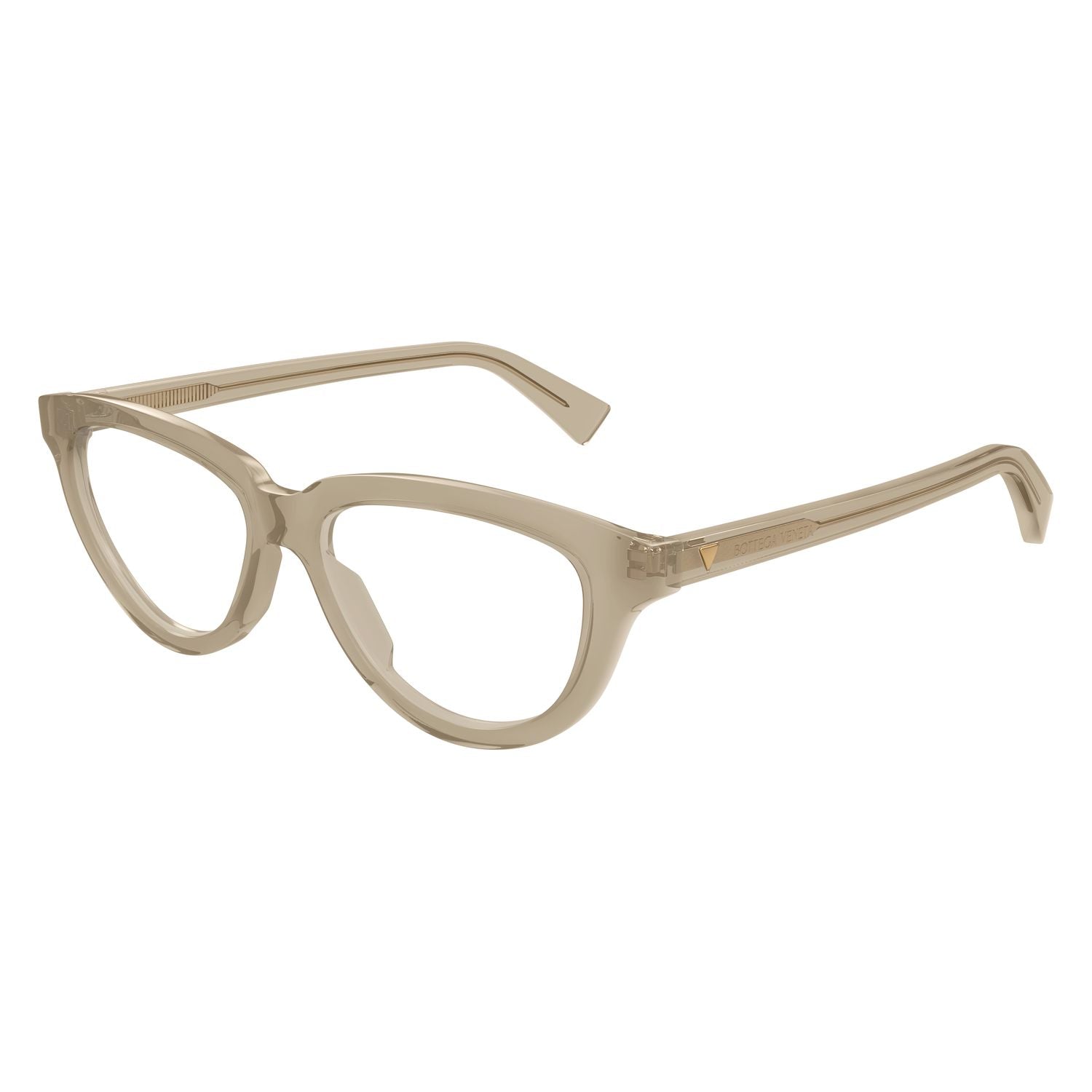 BV1366O Brown recycled acetate Optical Frames - Shiny Transparent Brown