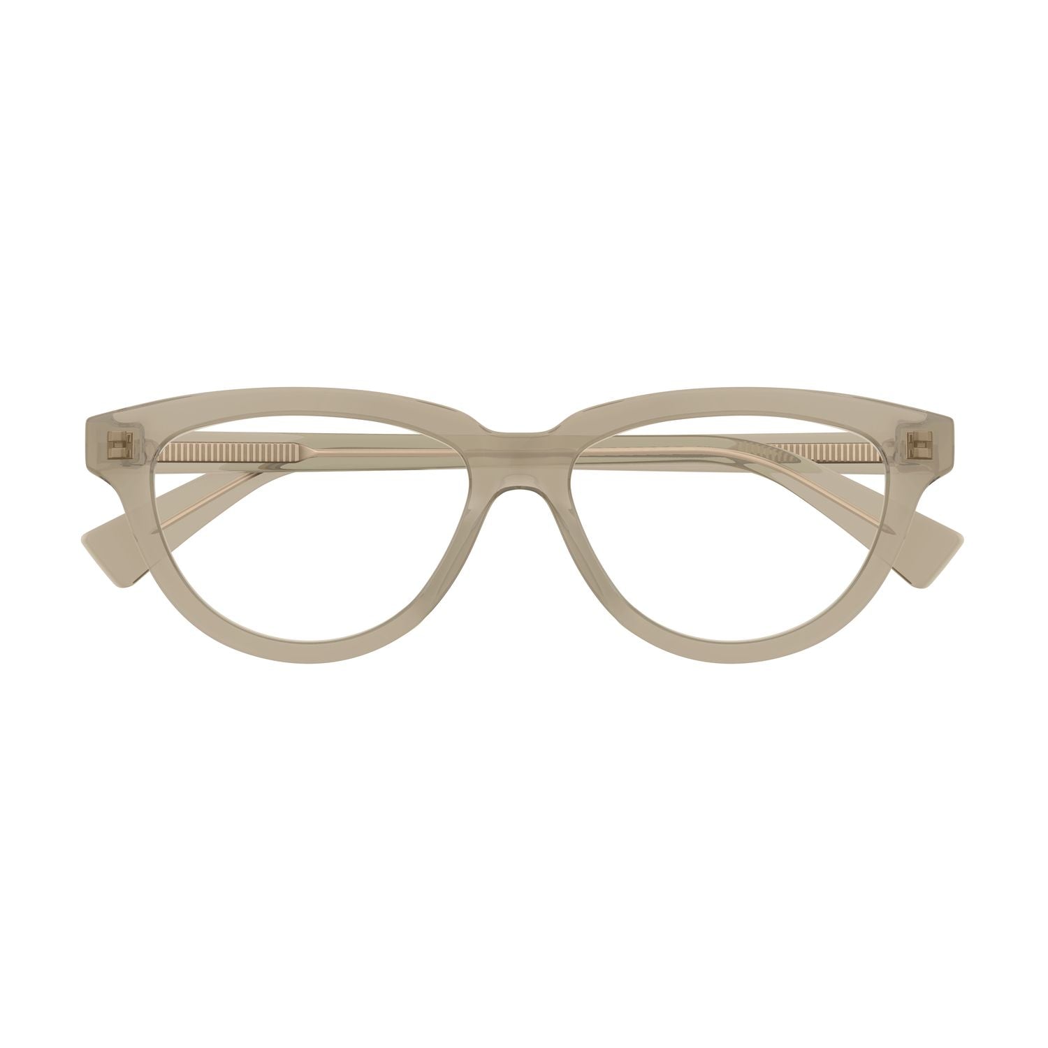 BV1366O Brown recycled acetate Optical Frames - Shiny Transparent Brown