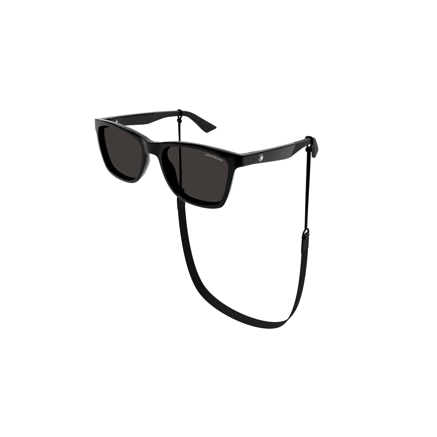 MB0399S Black injection Sunglasses - Shiny Black