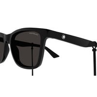 MB0399S Black injection Sunglasses - Shiny Black