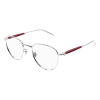 MB0410O Silver metal Optical Frames - Shiny Silver