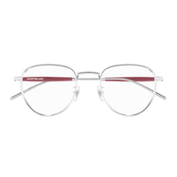MB0410O Silver metal Optical Frames - Shiny Silver