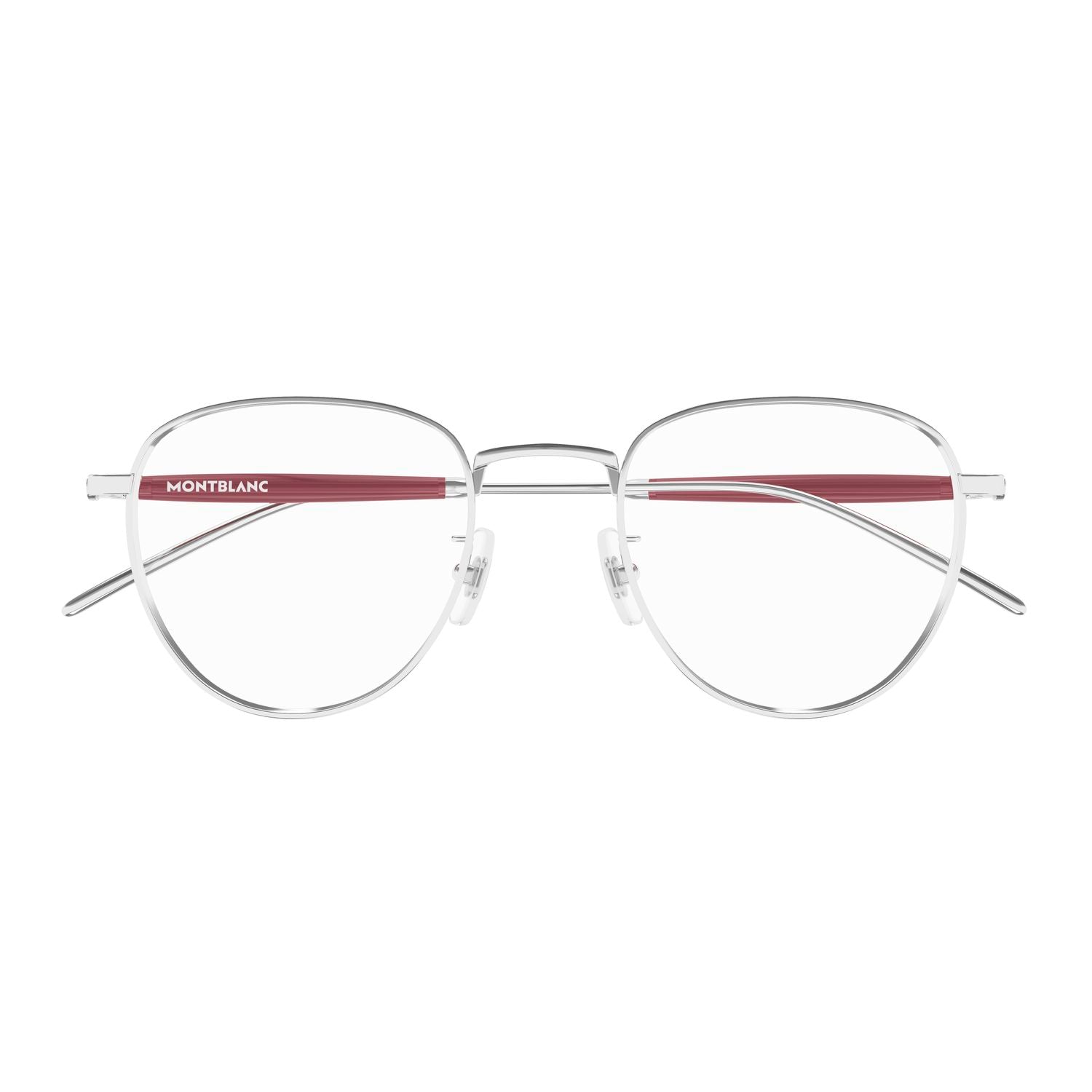 MB0410O Silver metal Optical Frames - Shiny Silver