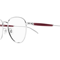 MB0410O Silver metal Optical Frames - Shiny Silver